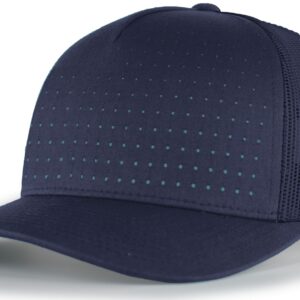 Perforated 5-Panel Trucker Snapback Cap
