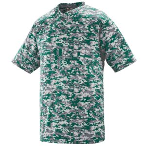 YOUTH DIGI CAMO WICKING TWO-BUTTON JERSEY