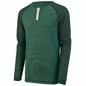 LINEAR FUSION LONG SLEEVE HENLEY