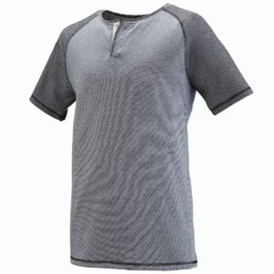 LINEAR FUSION SHORT SLEEVE HENLEY