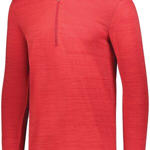 STRIATED 1/2 ZIP PULLOVER