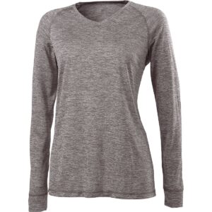 Ladies Electrify 2.0 V-Neck Long Sleeve Tee