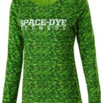 Ladies Space Dye Shirt Long Sleeve