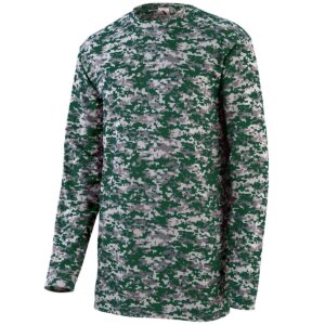 YOUTH DIGI CAMO WICKING LONG SLEEVE T-SHIRT