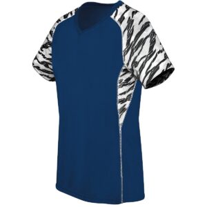 Ladies Printed Evolution Short Sleeve