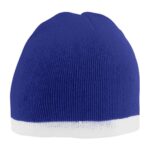 TWO-TONE KNIT BEANIE