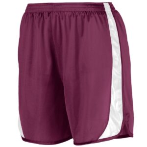 YOUTH WICKING TRACK SHORTS WITH SIDE INSERT