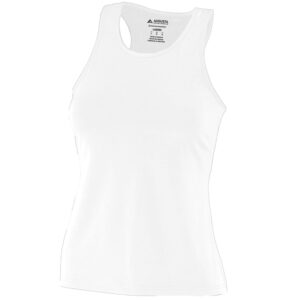 Ladies Poly/Spandex Solid Racerback Tank