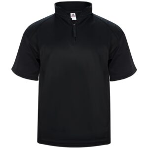 PERF. FLEECE S/S 1/4 ZIP