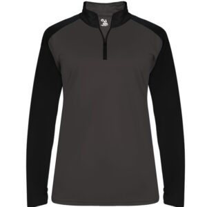LADIES ULTIMATE COLORBLOCK 1/4 PULLOVER