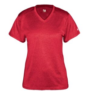 PRO HEATHER LADIES' V-NECK TEE
