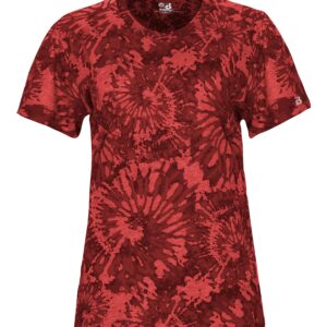 TIE-DYE TRI-BLEND WOMEN'S TEE