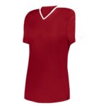 GIRLS V-NECK SOFTBALL JERSEY