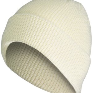 Waffle Knit Cuff Beanie