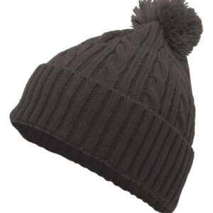 Cable Knit Pom-Pom Beanie