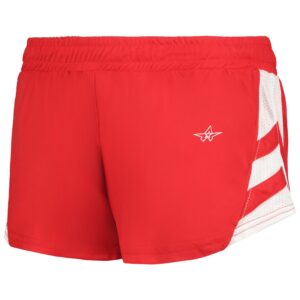LADIES MEDAL TRACK SHORTS